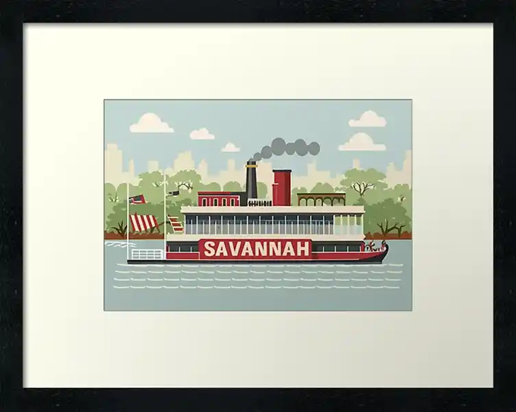 Old Fort Jackson 4 Savannah Souvenirs of a River Boat