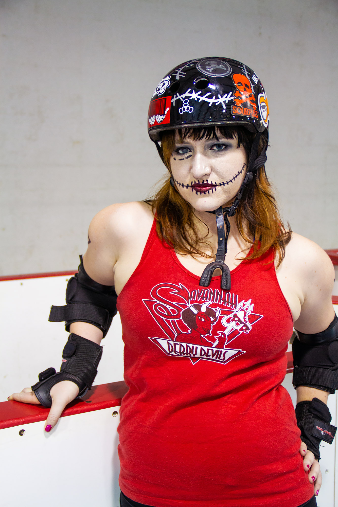 Savannah Derby Devils - Insanity on Skates 3 Roller Derby Girl Derby Devils in Savannah