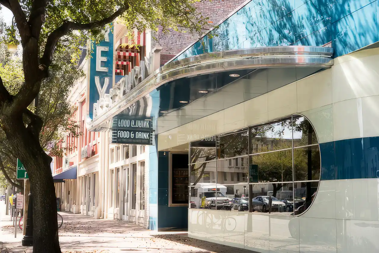 The Grey Diner in Savannah from the outside