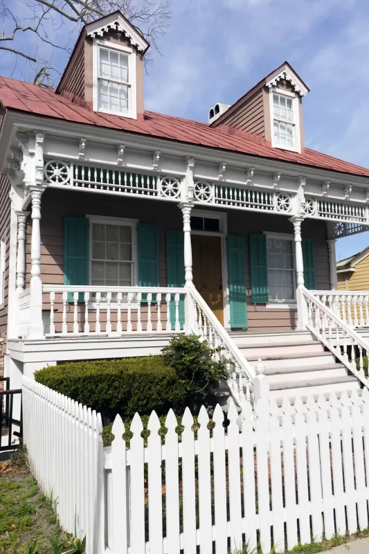 King-Tisdell Cottage porch
