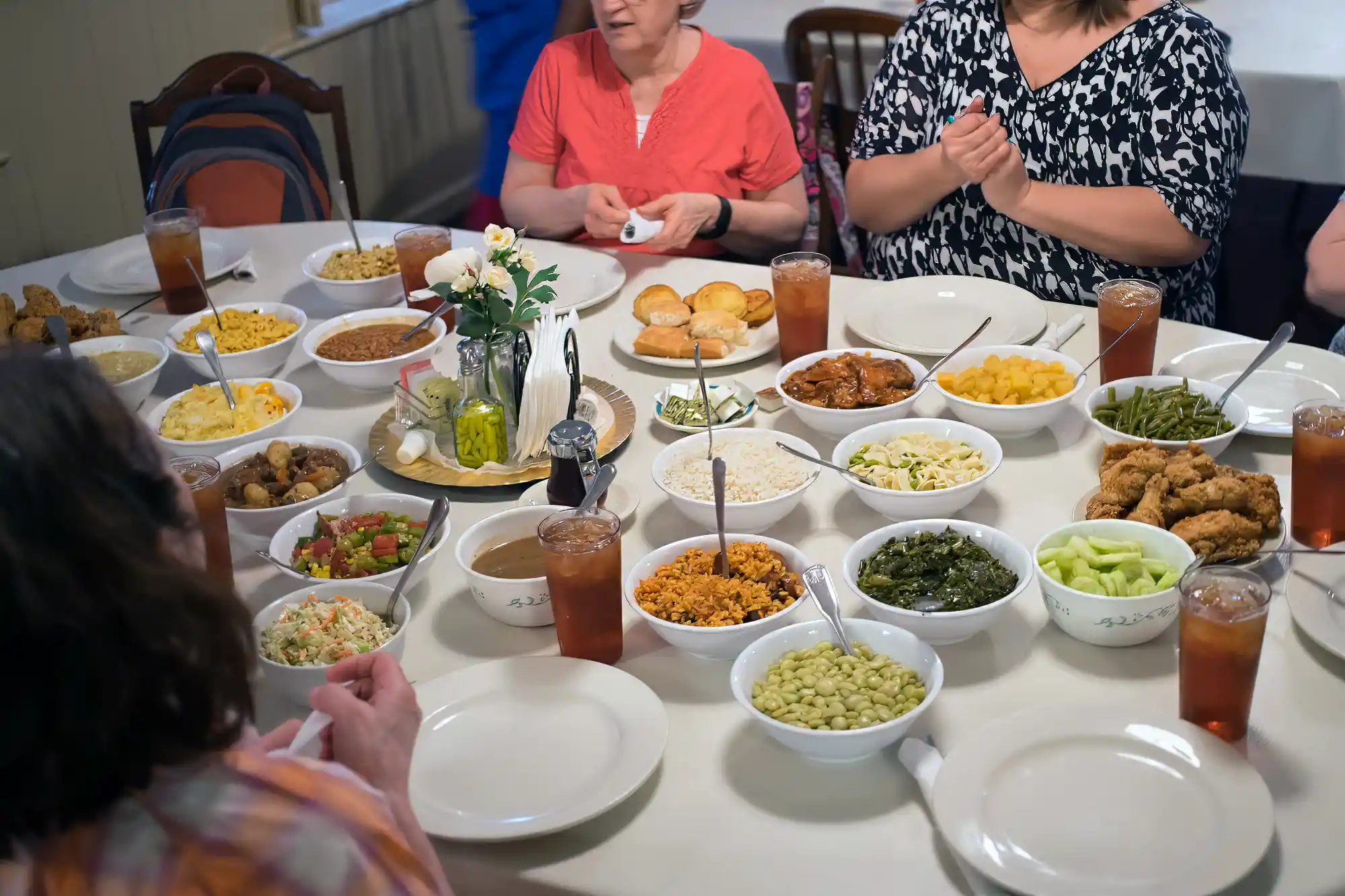 Mrs. Wilkes Dining Room 2 Mrs. Wilkes restaurant in Savannah with family style meals.