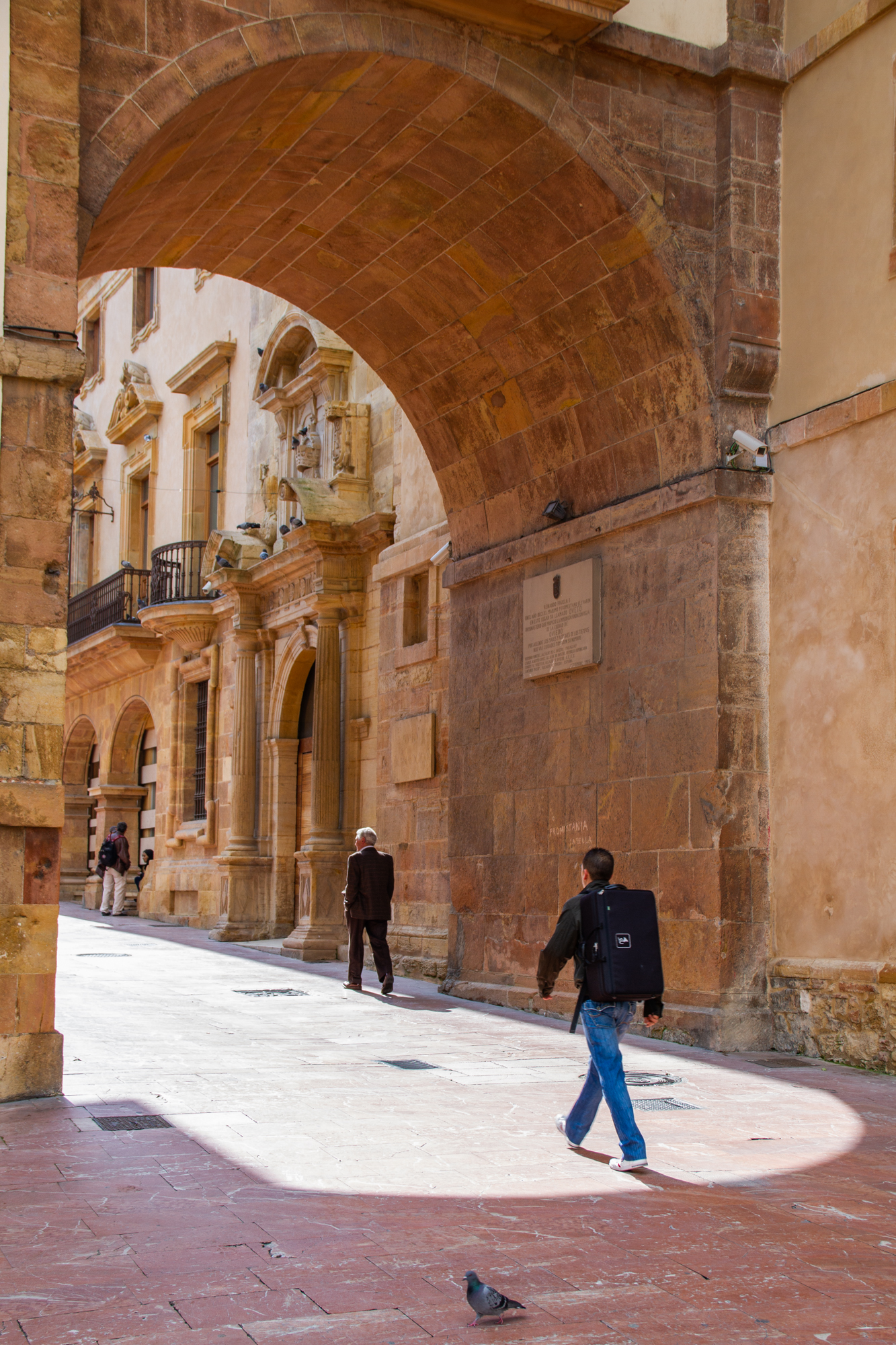 Oviedo Asturias Old stone gate