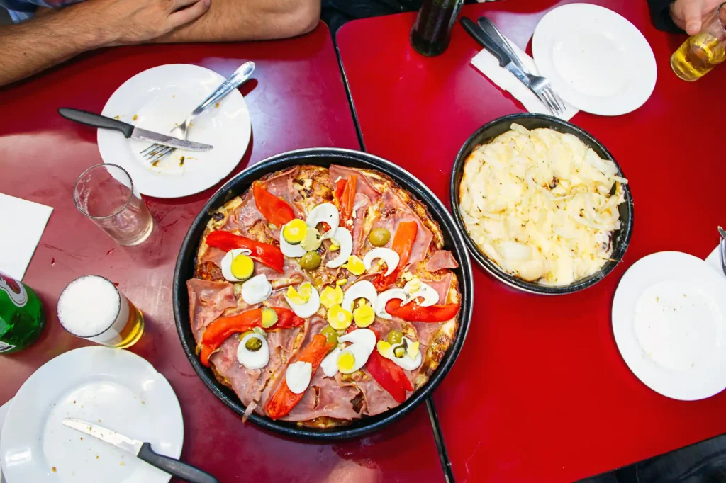 Las Cuartetas traditional Argentine Pizza