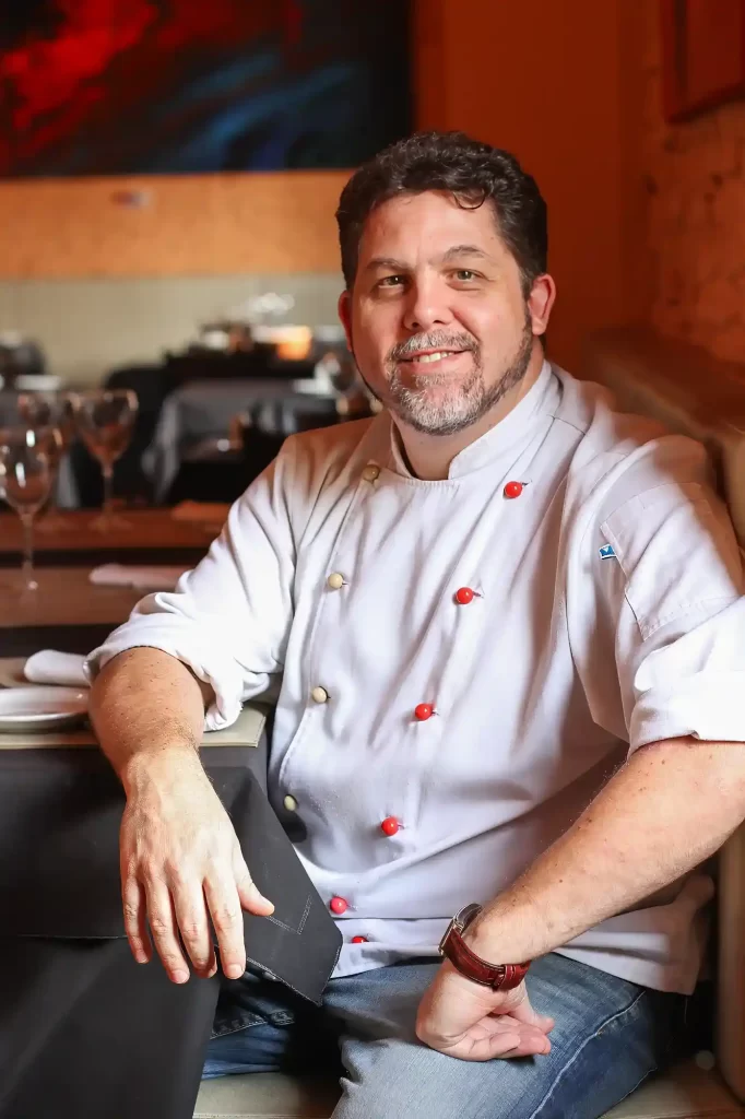 Chef Sebastian Rivas at Amici Miei